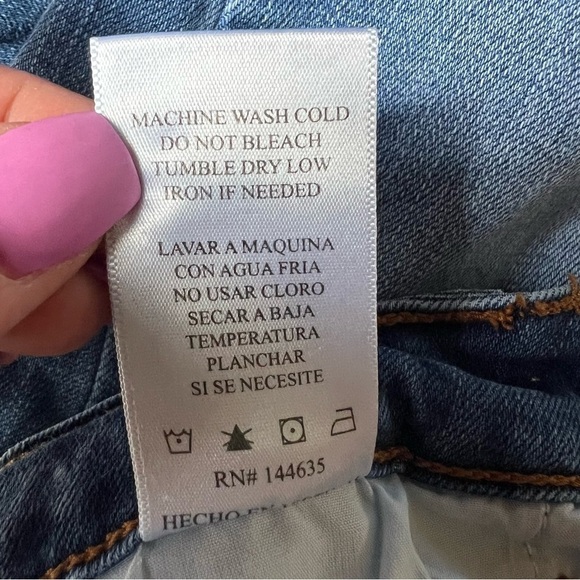 KanCan Women’s High Rise Raw Hem Frayed Ankle Jeans KC9121M, Size 7 / 27 - Picture 7 of 10